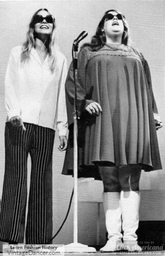 1960s plus size fashion icon Mama Cass Elliot