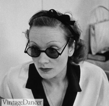 Marlene Dietrich vintage sunglasses 1930s
