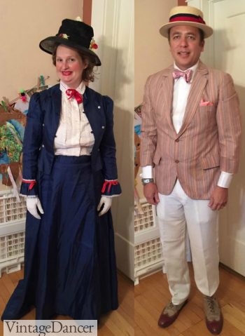 Mary Poppins and Bert (Jolly Holiday) Costumes
