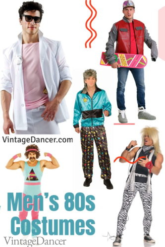 80s mens costumes 1980s guys costumes 80s men fashion outfit ideas for party and Halloween