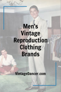 Mens Vintage Reproduction Clothing Brands Shops Stores 1920s 1930s 1940s 1950s 1960s 1970s Online pin 600