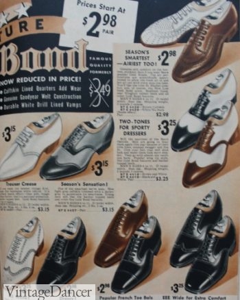 1930s shoes history