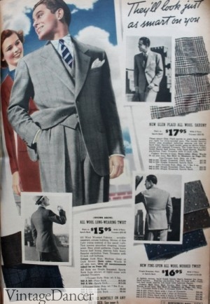 1930s Men's Suits- History in Pictures