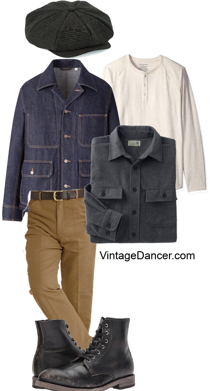 Men's Vintage Workwear Inspired Clothing