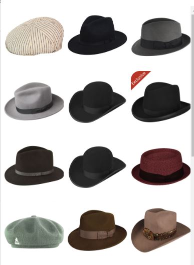 Men's Vintage Style Hats, Retro Hats