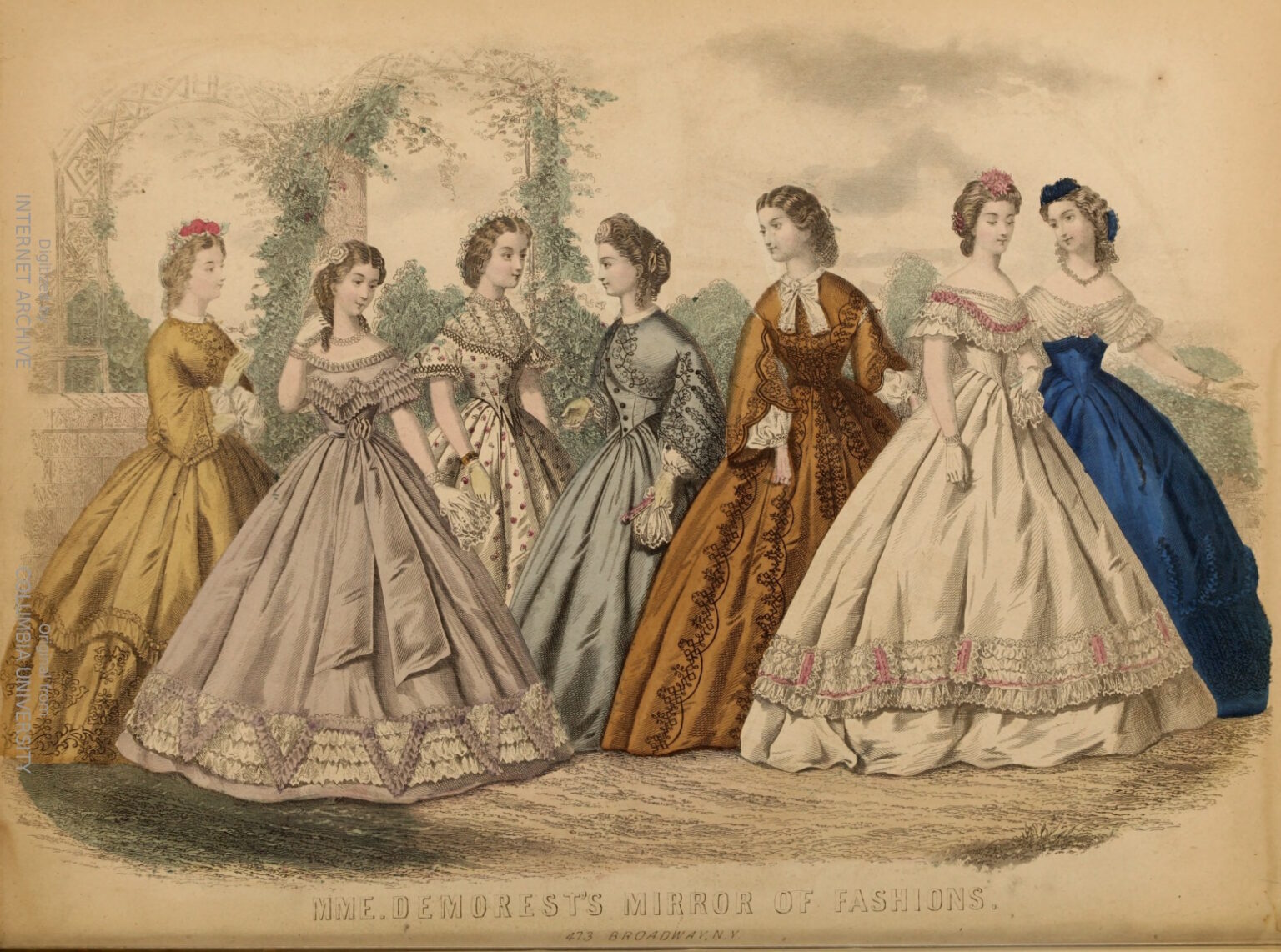 Victorian Fashion Colors & Fabrics 1840s-1890s