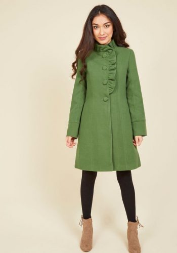 Modcloth has a great selection of vintage and retro coat styles to buy. This coat is perfect for a 1960s inspired style.