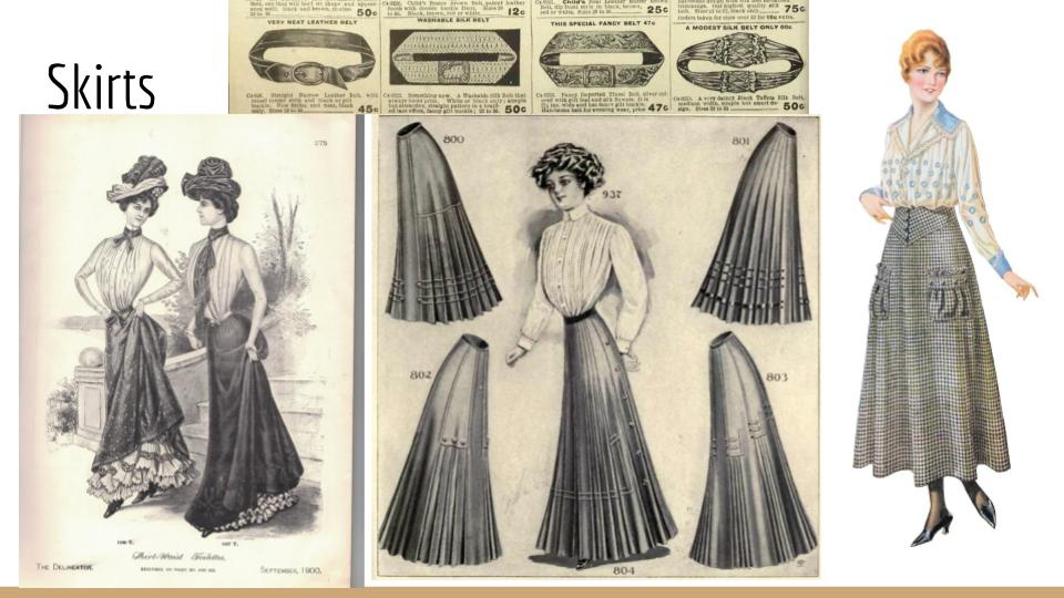 Edwardian skirts