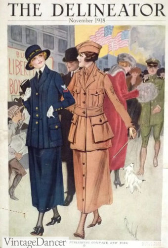 1918 fashion women's suits