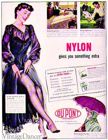 1949 Nylon Stockings Ad