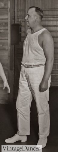 Men&#8217;s Vintage Gym Clothes 1920s-1950s | Sweatshirts, Shorts, Tops, Shoes Styles, Vintage Dancer