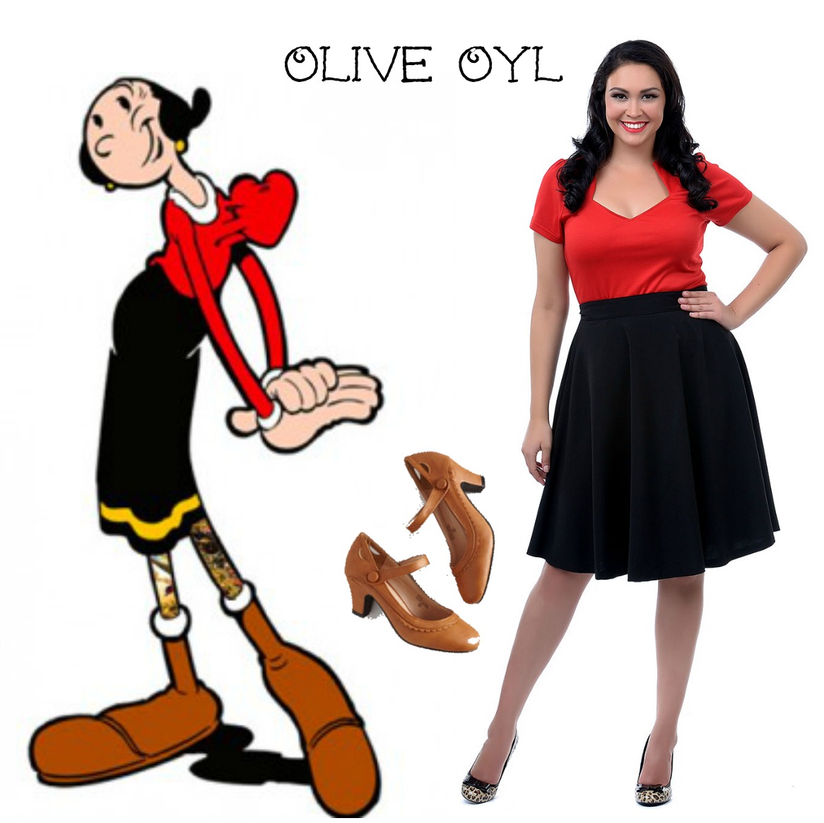 Olive Oyl Costume.