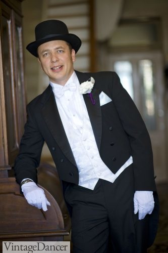 Black Oscar de la Renta Fulldress Tuxedo Tailcoat Optional Pants Wedding Prom 