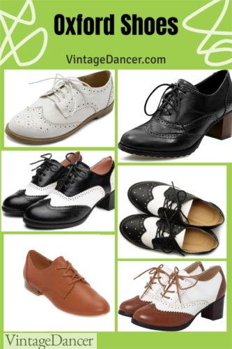 Womens Oxford shoes - Shop vintage style oxford shoes