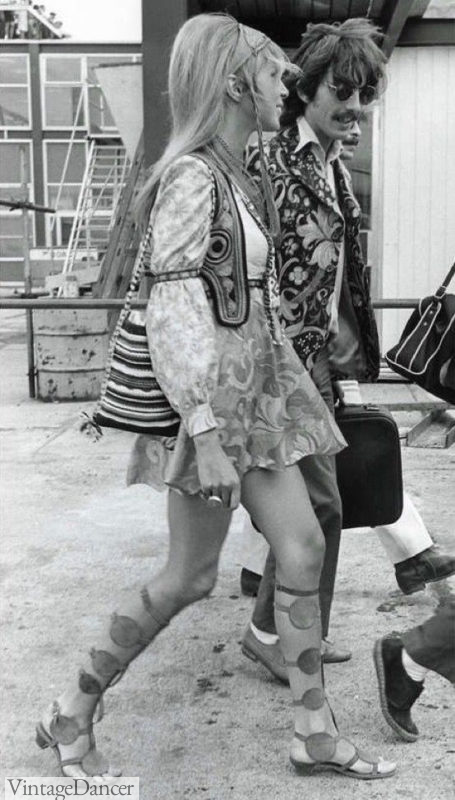 1967 Pattie Boyd hippie outfit