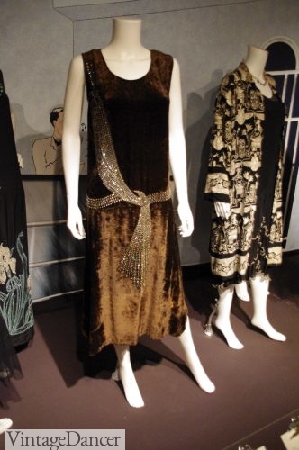 1920s formal dress at the London Fashion and Textile Museum
