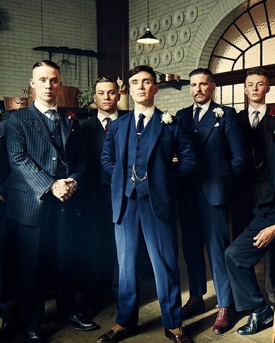 Gangster Peaky Blinders 20's Tommy Shelby Fancy Dress Stag Night Costume Set G 