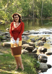 chronically vintage 1940s outfit