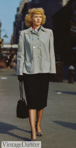 1940s Skirt History: A-Line Classics to Summer Dirndl Skirts, Vintage Dancer