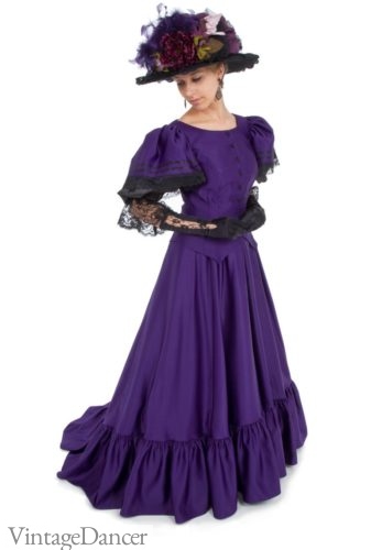1900s Dresses History- Day, Afternoon, Party Styles, Vintage Dancer