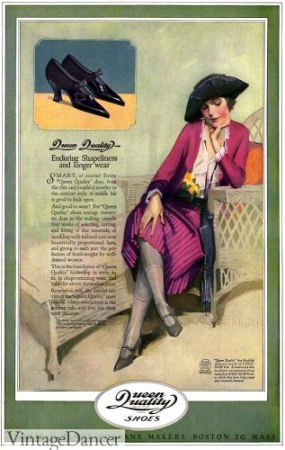 1921 shoes and stockings