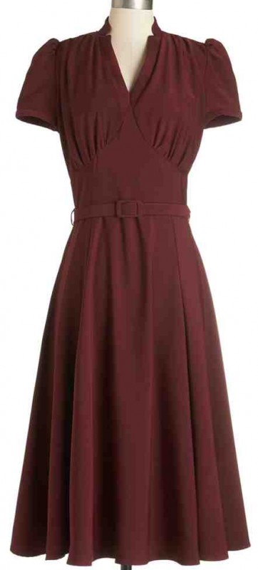 1940s style dress at VintageDancer com
