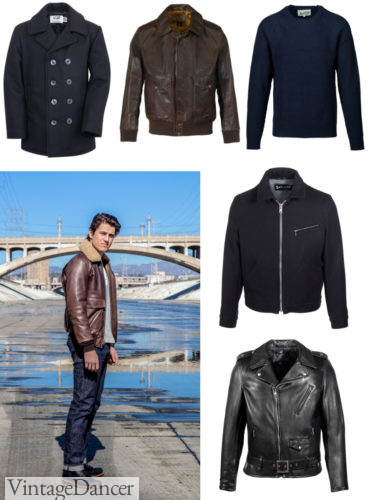 Schott NYC for men's vintage repro leather jackets