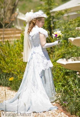 My Victorian Edwardian Wedding Dress - 1890s Worth replica gown by VintageDancer.com