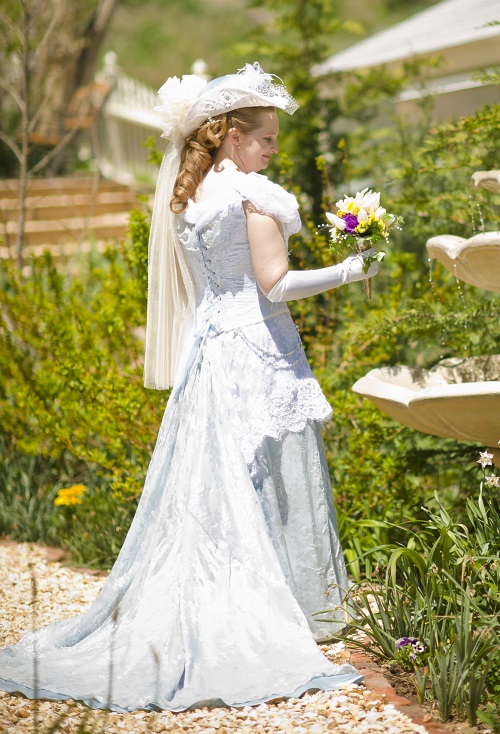 1890s wedding dress