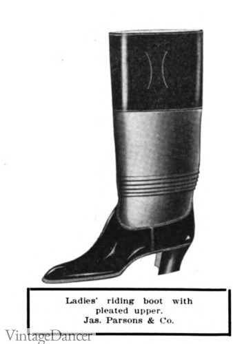 Edwardian riding boots