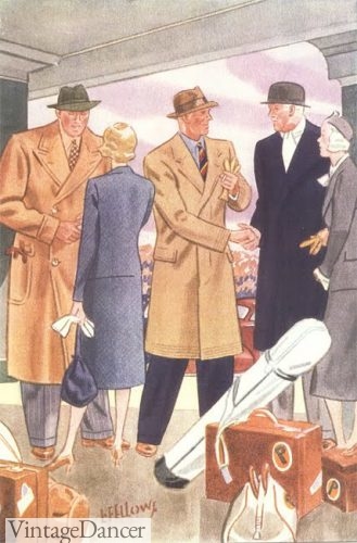 1930s mens polo coats