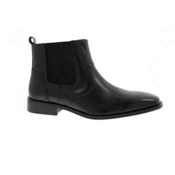 Mens Victorian style pull on boots (Chelsea boots) shoes footwear for mnen 1850s 1860s 1870s 1880s 1890s