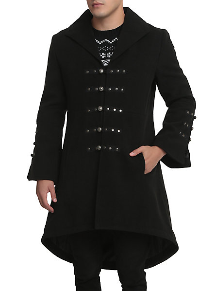 Apocrypha Men's Medieval Steampunk Tailcoat Victorian Gothic Jackets Frock Coat 