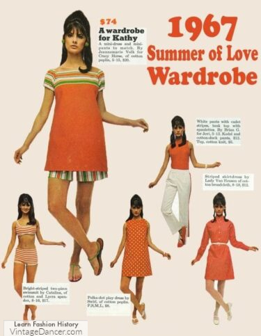 1960s hippie fashion outfit ideas for Summer of Love