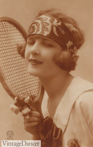 1920s a tennis wrap headband