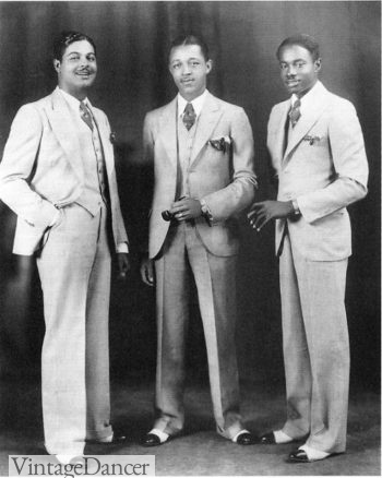 1930s black men fashion clothing and style