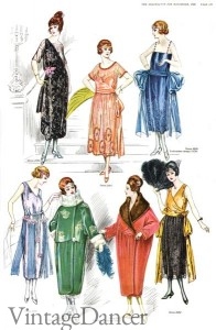 1920s evening dresses