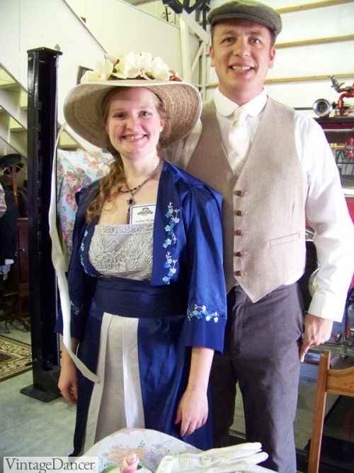 Titanic costumes, DIY from the thrift store