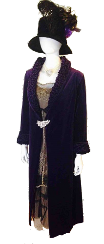Titanic Edwardian costume idea. How to make this look at VintageDancer.com/1900s