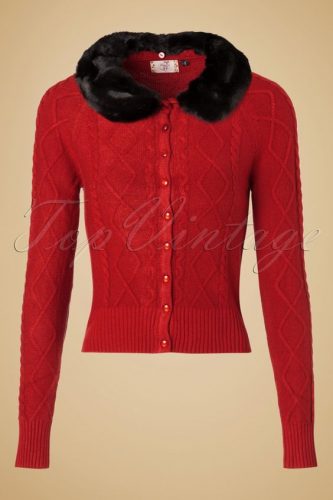 Create a vintage inspired look with this cardigan from Top Vintage. 