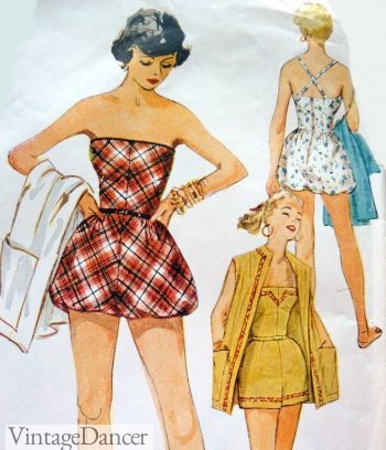 1950s bubble swimsuits