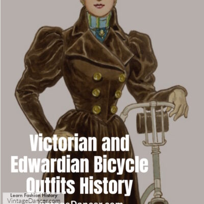 Victorian and Edwardian Bicycle Outfits History