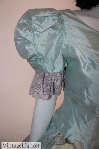 Victorian sleeve with lace inset