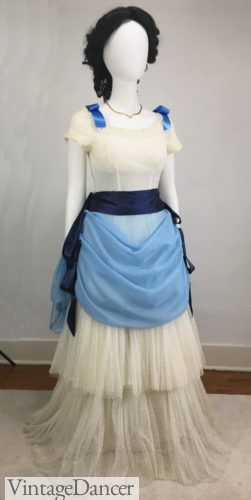 Bustle era ball gown DIY evening dress Wedding Dress 1870s 1880s