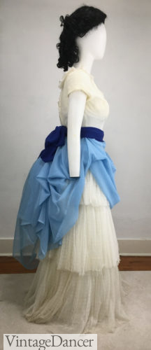 1870s 1880s Bustle era ball gown DIY evening dress Wedding Dress 1870s 1880s
