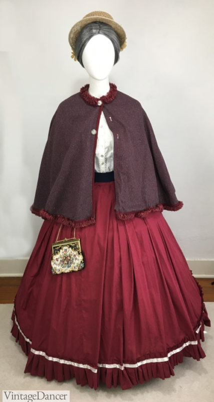 Make an Easy Victorian Costume Dress with a Skirt and Blouse