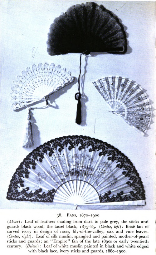 1870-1900 Victorian hand fans