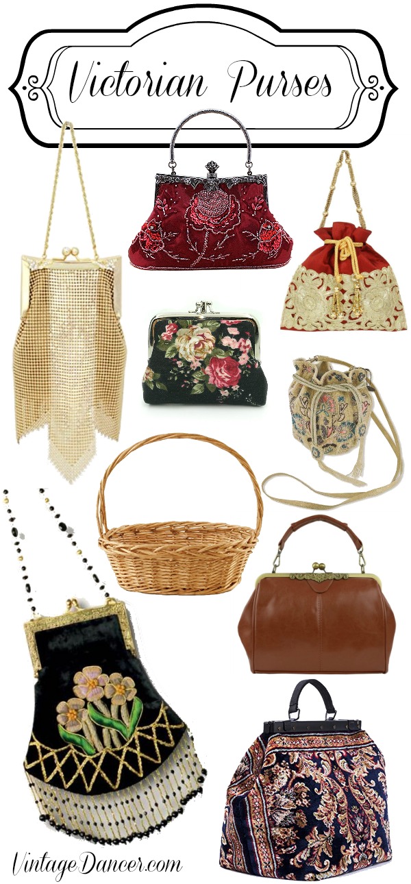 Victorian Purses, Bags, Handbags Edwardian Bags