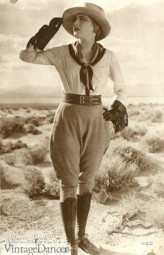 1920s woen wear pants Vilma Banky