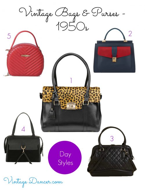 Details about   Vintage 1950' 60's Black and Red Ladies Handbag